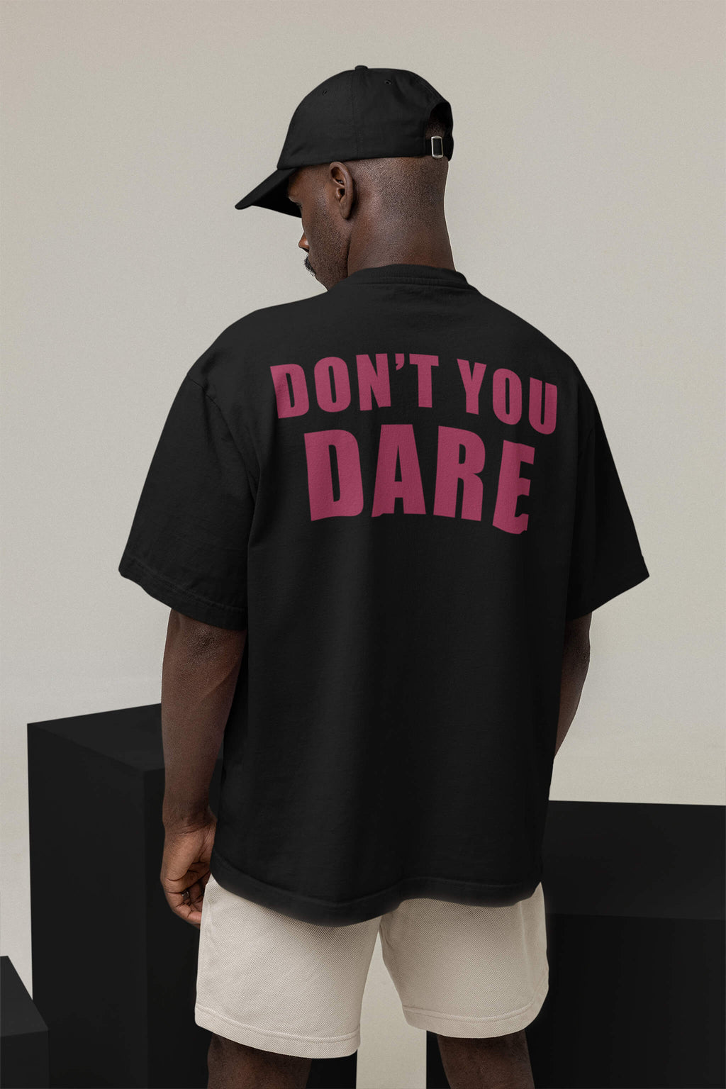 DON'T YOU DARE TERRYKNIT OVERSIZED TSHIRT