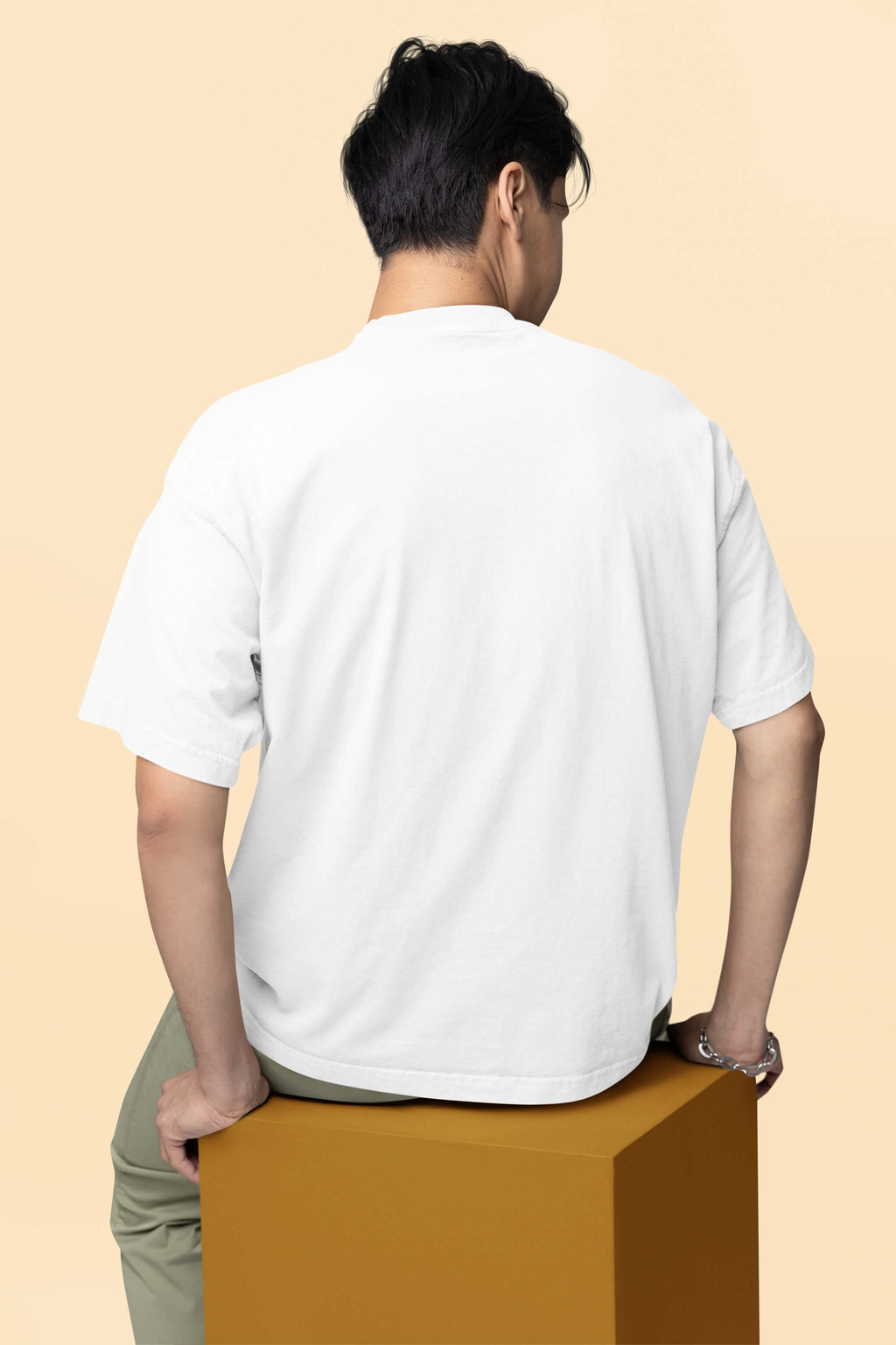 Mithai Season White Oversized Tee