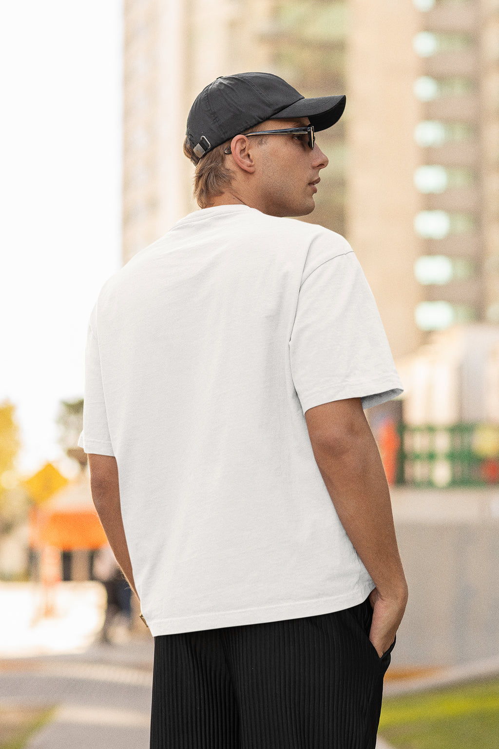 Pixel Diya White Oversized Tee